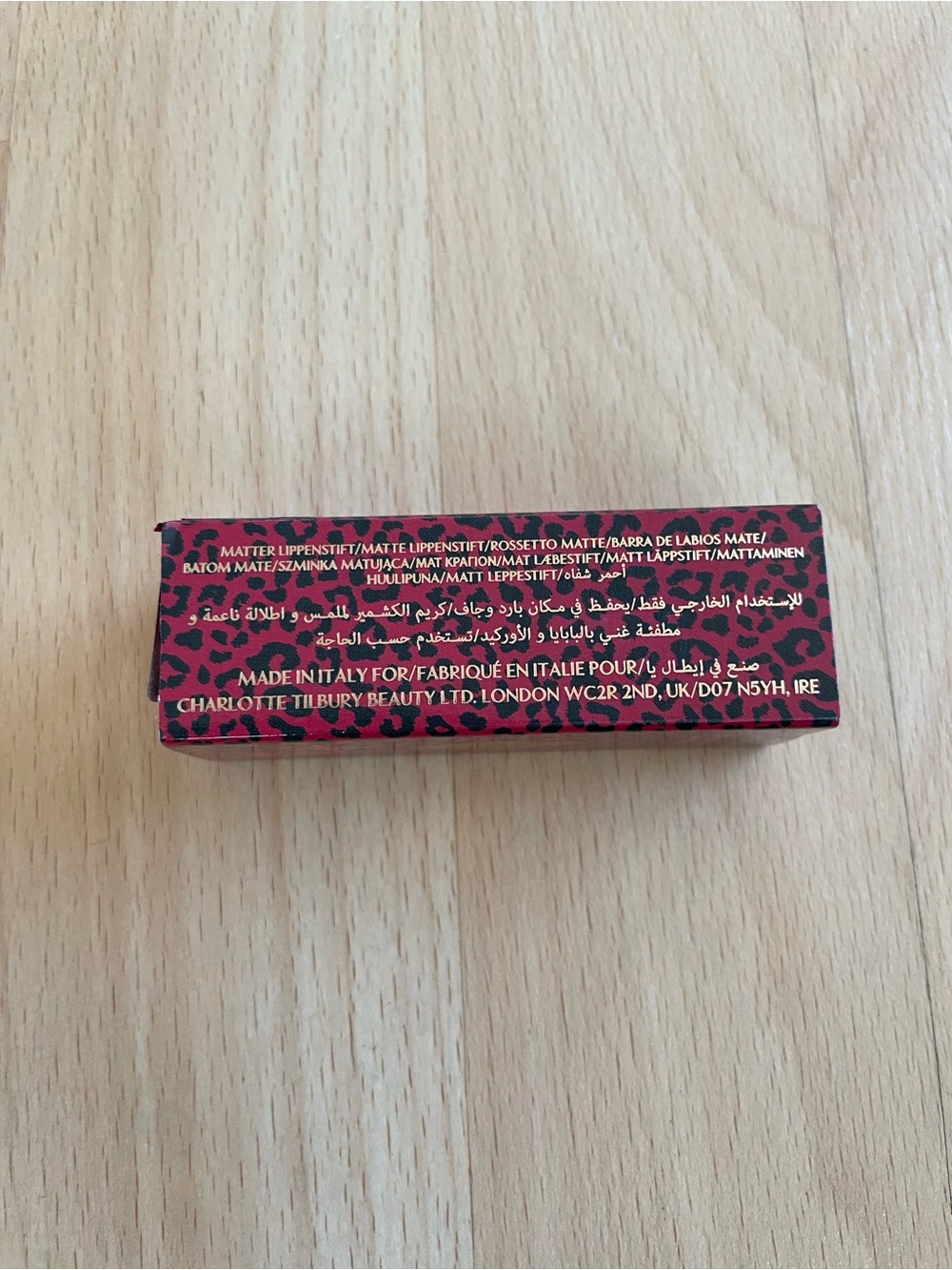 Charlotte Tilbury Hot Lips 2 Lipstick Matte Revolution PATSY RED, SEALED NIB NEW - Picture 7 of 10